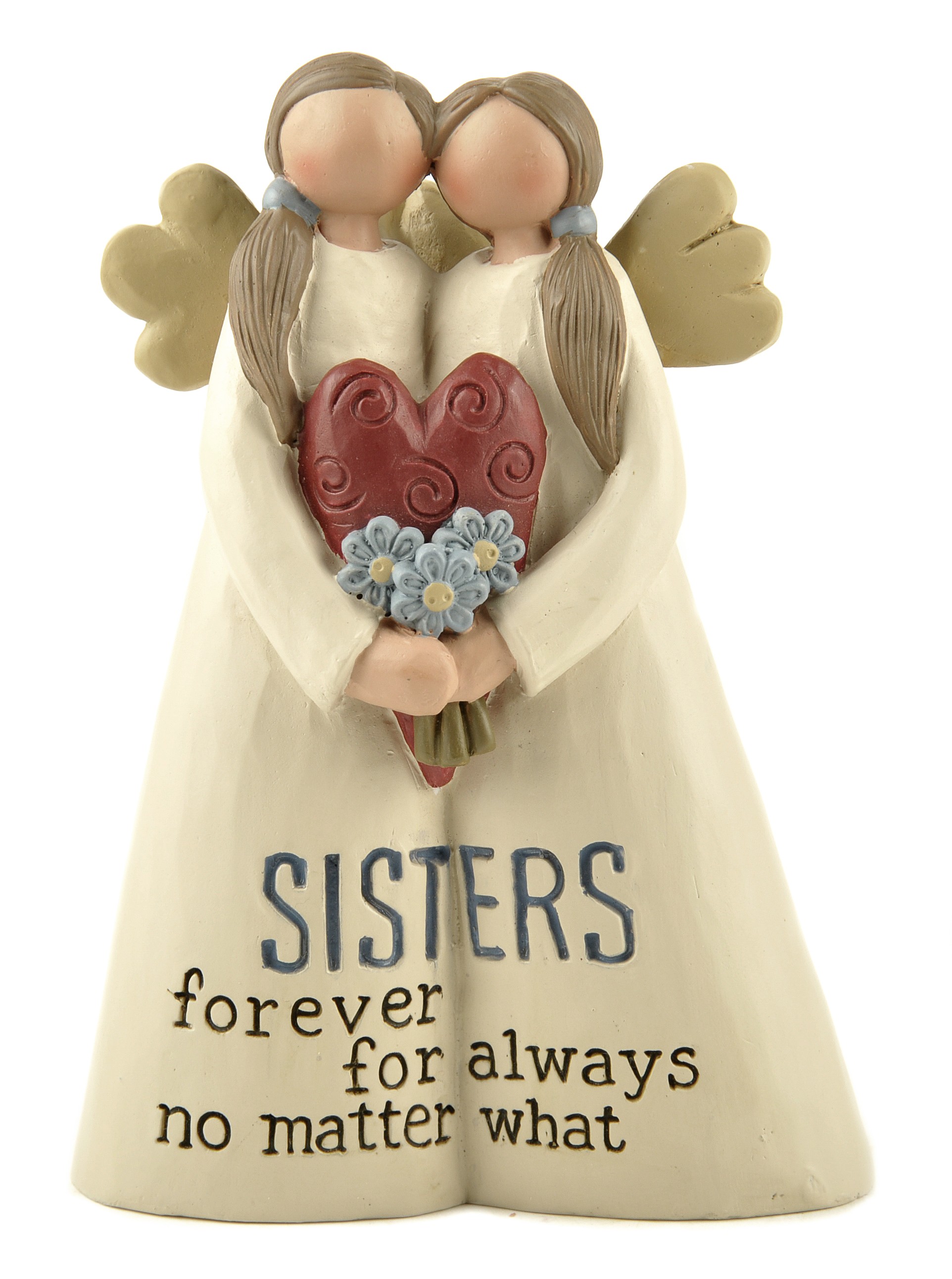 Heaven Sends Sisters Forever Angel Figurine Decoration